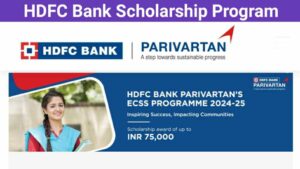 HDFC Bank Parivartan Scholarship