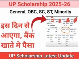 UP Scholarship Kab Tak Aayegi